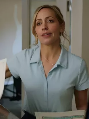 A Pickleball Christmas 2025 Zibby Allen Blue Top