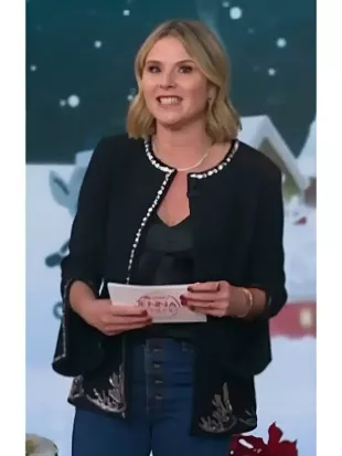 The Today Show 2025 Jenna Bush Hager Black Jacket
