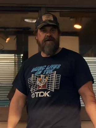 Stranger Things S5 Jim Hopper Graphic Tee