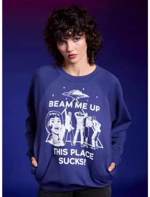 Beam Me Up Girls Sweatshirt