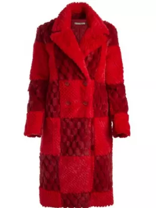 Elsbeth S03 Elsbeth Tascioni Patchwork Coat