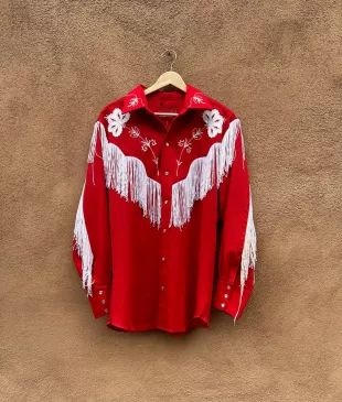 Red Fringe Shirt