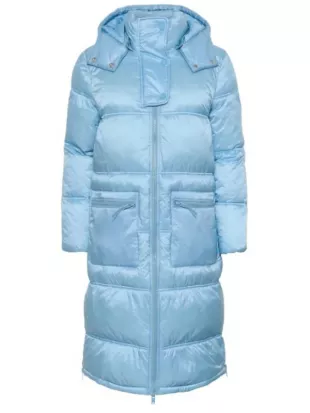Amandaland 2025 Philippa Dunne Blue Quilted Puffer Jacket