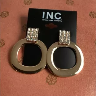 Gold Statement Earrings