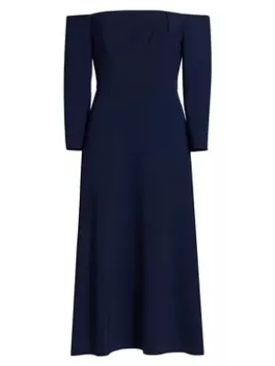 Off Shoulder Midi Dress