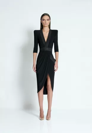 Eye Of Horus Midi Dress