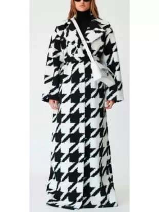 Chelsea Hamilton Houndstooth Coat