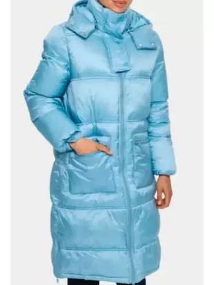 Amandaland S01 Philippa Dunne Blue Puffer Jacket