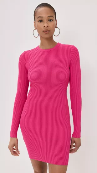 Virgo Rib  Mini Dress