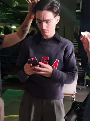 Marty Supreme Timothée Chalamet Black Sweatshirt