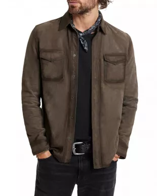 Izzy Suede Shirt Jacket