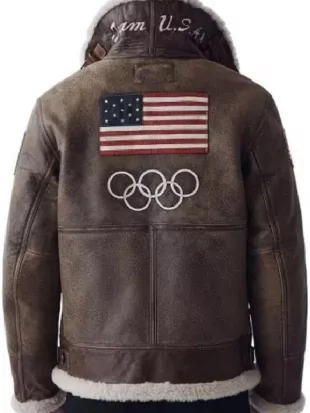 Winter Olympics 2026 Team USA Leather Jacket