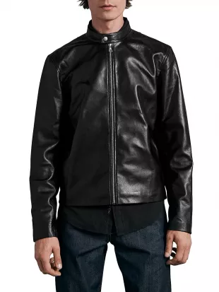 Icons Archive Cafe Racer Leather Jacket