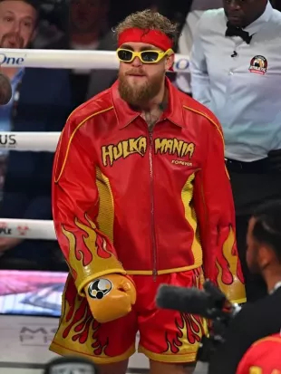 Jake Paul vs Anthony Joshua Hulkamania Red Jacket