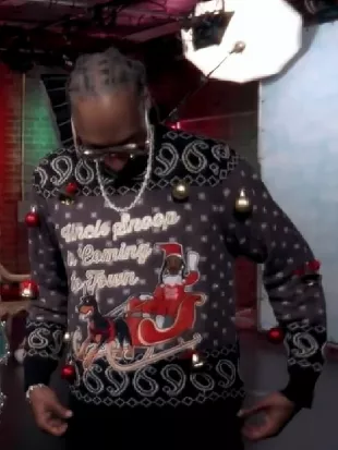 The Voice S28 Finale Snoop Dogg Christmas Sweater