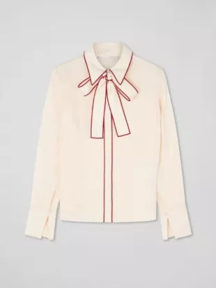 Baked with Love Holiday 2025 Tie-Neck Blouse