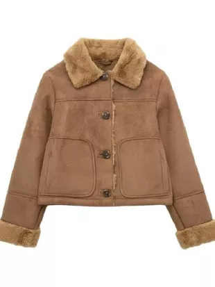 Baked with Love Holiday 2025 Shearling Crop Jacket
