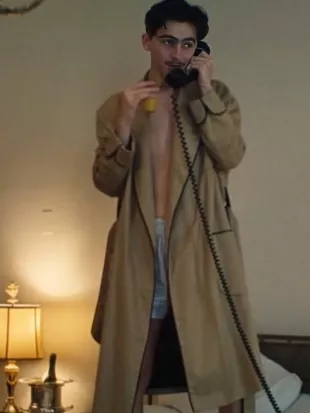 Marty Supreme Timothée Chalamet Beige Long Coat