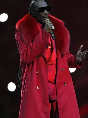 Snoop Dogg Christmas Day 2025 Halftime Show Red Coat