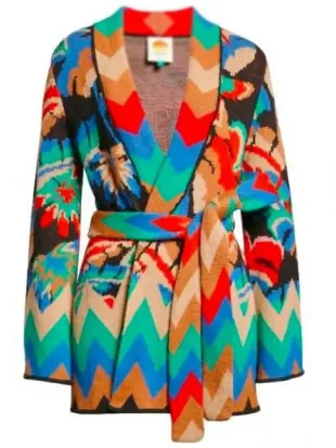 The Burbs 2026 Keke Palmer Multicolor Long Cardigan