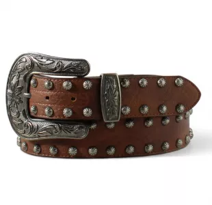 Ariat Brown Beaded Belt