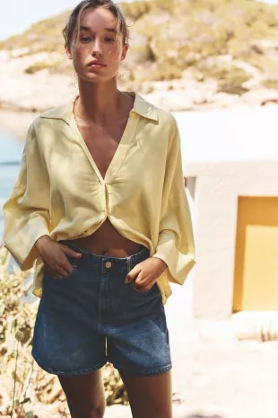 Z1975 Mom-Fit High-Waist Shorts