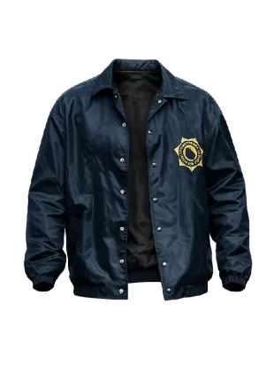 His and Hers 2025 Jon Bernthal Blue Jacket