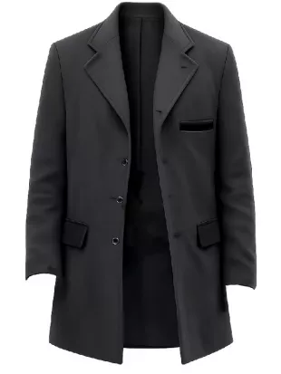 Lucas Till The Abandons Black Coat