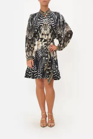 Drop Sleeve Shirt Dress