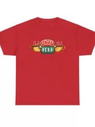 Emily In Paris S05 Lily Collins Central Perk Red Tee