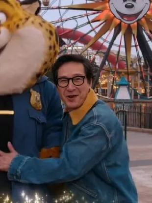 Disney Parks Magical Christmas Day Parade 2025 Ke Huy Quan Denim Jacket