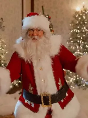 Movie My Secret Santa Alexandra Breckenridge Santa Coat