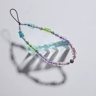 Beary Pastel Drip Wristlet Phone Strap