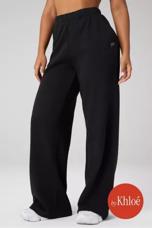 Cozy Fleece Wide Leg Sweatpant
