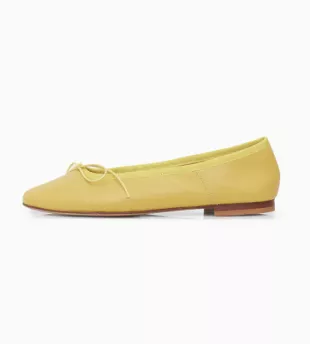 Ballet Flat in Saffron