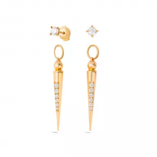 Pampille Gold Earrings