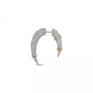 Earring Horn Full Diamonds