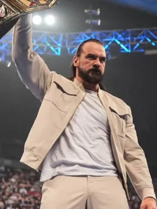 Drew McIntyre SmackDown Beige Jacket