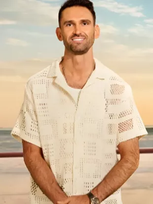 Summer House S10 Promo Carol Radke Crochet Shirt