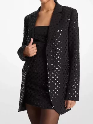 My Secret Santa Natasha Burton Sequin Dot Blazer