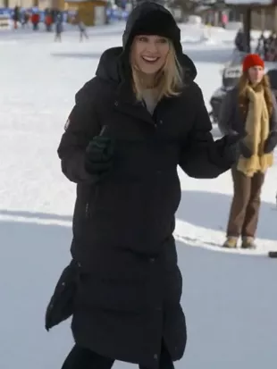 Secret Santa 2025 Alexandra Breckenridge Black Puffer Coat