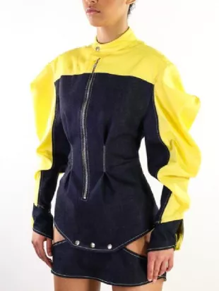 Star Academy 2025 Victor 2 Tone Denim Jacket