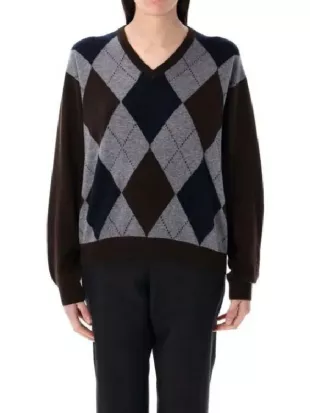 The Kardashians S07 Kris Jenner Argyle Sweater