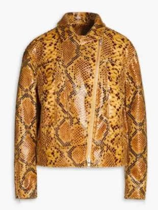 Sunny Nights 2025 Jessica De Gouw Snakeskin Jacket