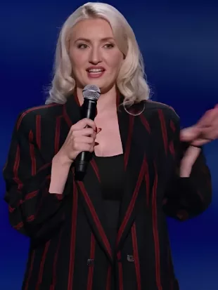 Rick Mercer Stand Up for Canada Sophie Buddle Stripe Blazer