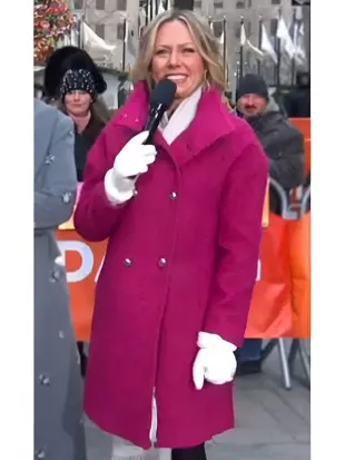 The Today Show Dylan Dreyer Double Breasted Coat