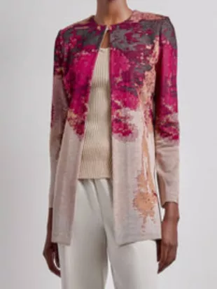 General Hospital 2025 Vernee Watson Red Abstract Jacket