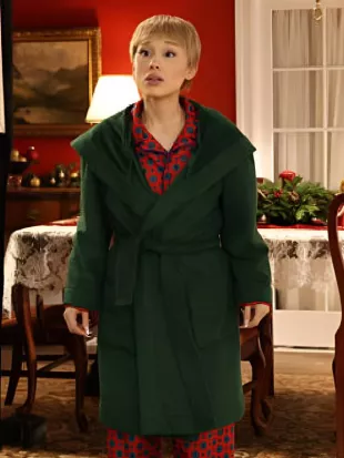 Ariana Grande Saturday Night Live S51 Green Robe