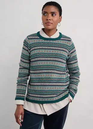 Blue Percella Cove Jumper