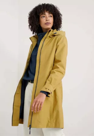 Orange Petite Coverack Waterproof Coat